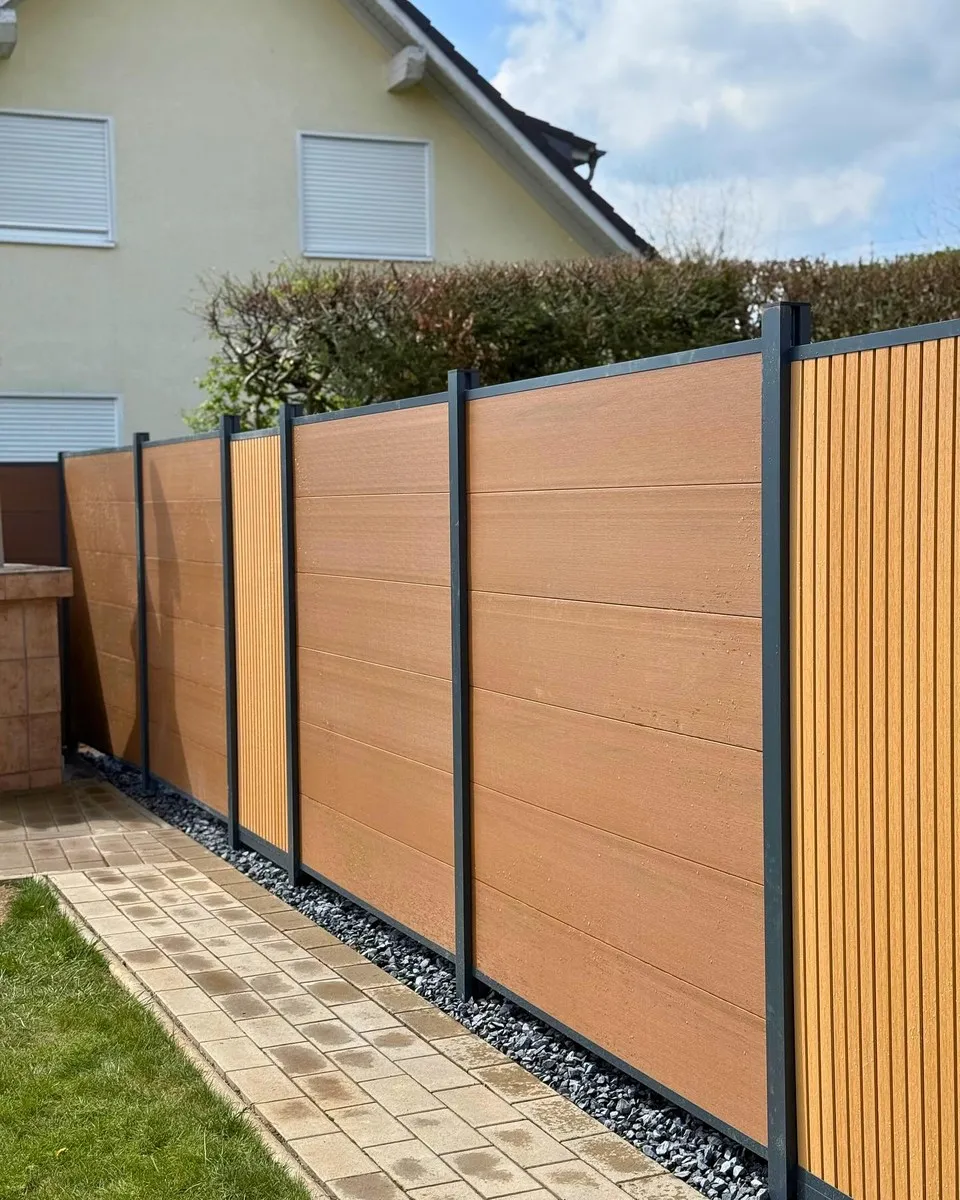 WPC-Sichtschutz von Fiberdeck – Projekt in Stromberg (Bendorf)