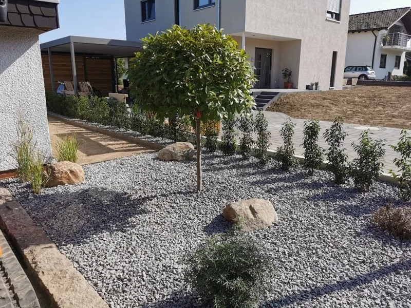 Steingarten – Ausführung durch Benitez Gartenbau